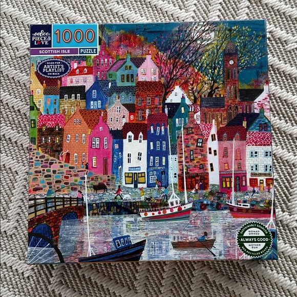 Eeboo Other - eeBoo Scottish Isle 1000 piece Puzzle